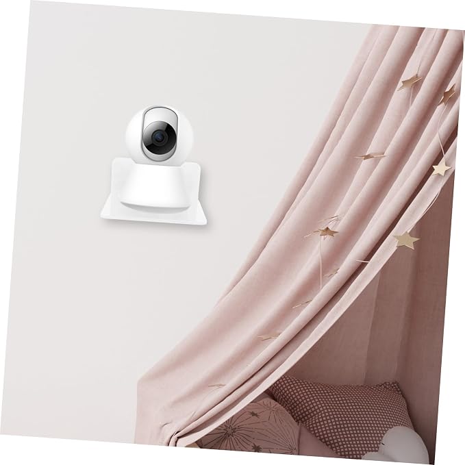 VICASKY 3pcs Monitor Storage Rack Small Floating Wall Shelf Wall Mount for Crib Camera Speaker Mount Viewing Camera