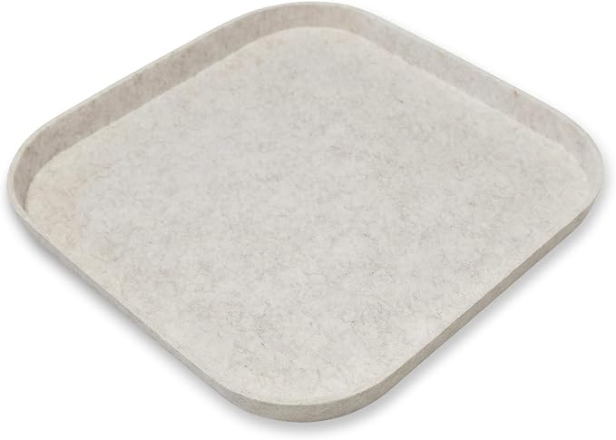 Welaxy Hide Storage Felt removable Lid fit for multi-functional basket container organizing Toys Pet Books Clothes throw blanket, Square (Cubic lid, Oatmeal)