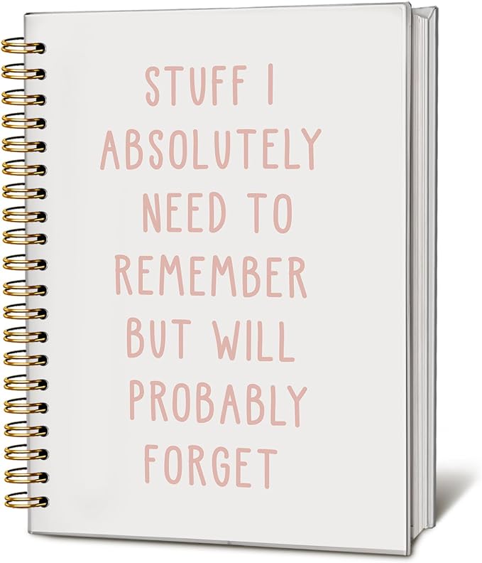 LIANGW Funny Notebooks for Workfor Coworkers & Boss | Funny Work Gifts Coworker Office Gifts for Men Women, Fun Spiral Notebooks for Writing, Funny Office Supplies 5.5x8.3 Inch
