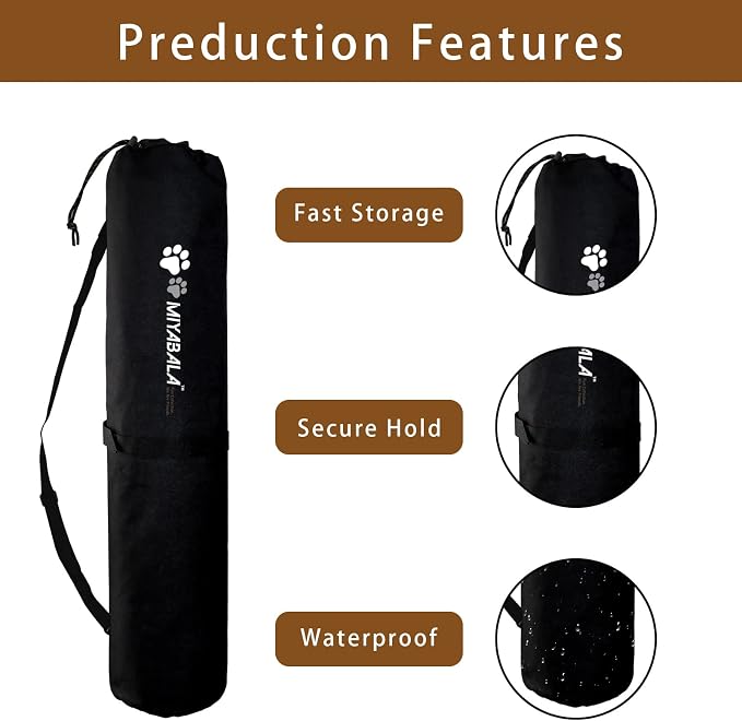 Dog Playpen Stakes Storage Bag | Pen Fence Poles Organizer Bag with Carrying Strap, Suitable for All Dog Pens