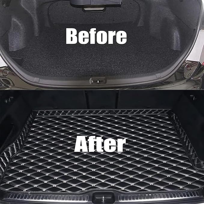 Cargo Liner Models Custom for 2025+ Nissan Kicks SV/SR, Fit All Weather Trunk Mat Waterproof Rear Cargo Carpet Heavy Duty Cargo Tray Black Red