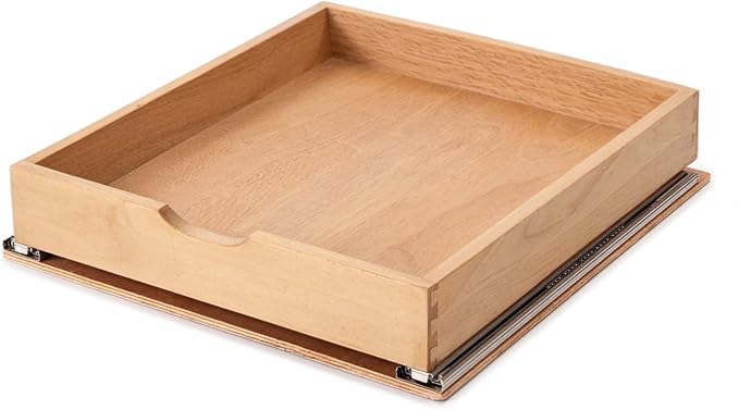 Pull Out Cabinet Drawers - 6x2 Size Options (12-23'W,18-21'D), Pre-Assembled with Soft Close Slides, Solid Beechwood, Easy Installation(18'W x 18'D)