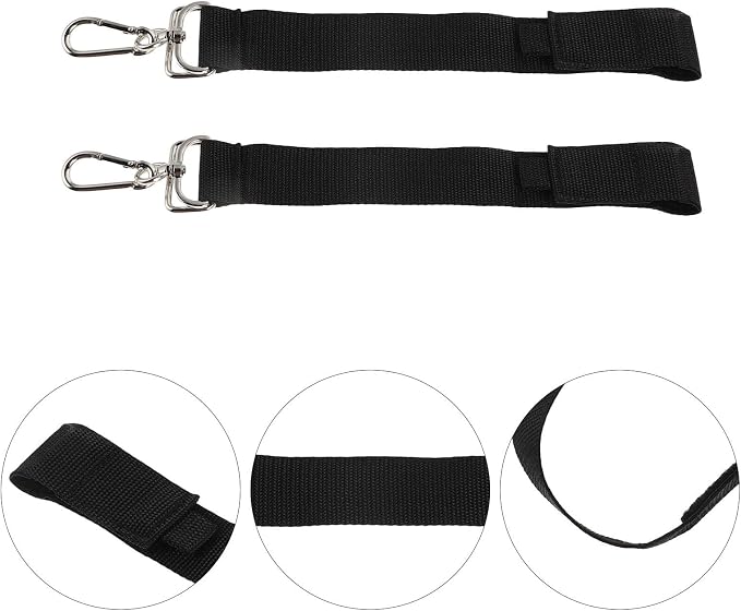 2pcs Heavy-Duty Stroller Hooks for Bags Featuring Reliable Attachment and Thickened Metal Arm, Anti-Slip Silicone Pad Organizer Clips for Wheelchair, Walker, Shopping Cart, and Pet