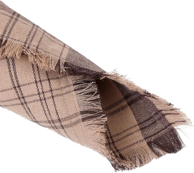 Fall Dog Bandana Autumn Thanksgiving Plaid Reversible Triangle Bibs Scarf