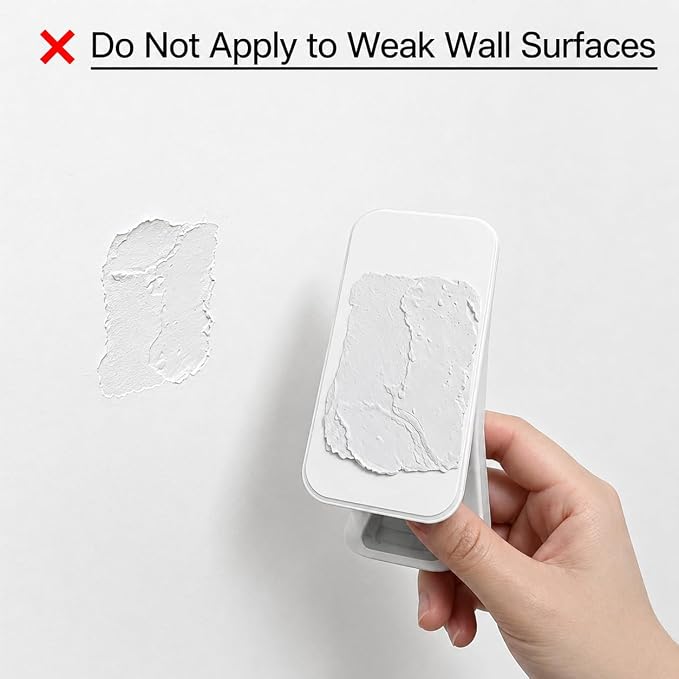 3 Pack Broom and Mop Holder Wall Mount, No-Drill Self-Adhesive Grippers | Secure Anti-Slip Grip Holds Brooms, Mops, Dustpans and Cleaning Tools, Freeing Floor Space and Keeping Them Easy to Reach