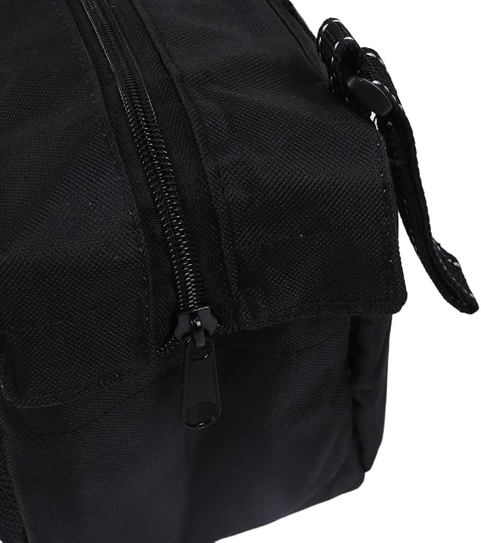 Pet Stroller Bag, Side Sling Cart Organizer with Adjustable Anti-Slip Straps, Insulated 600D Oxford Pouch, Black