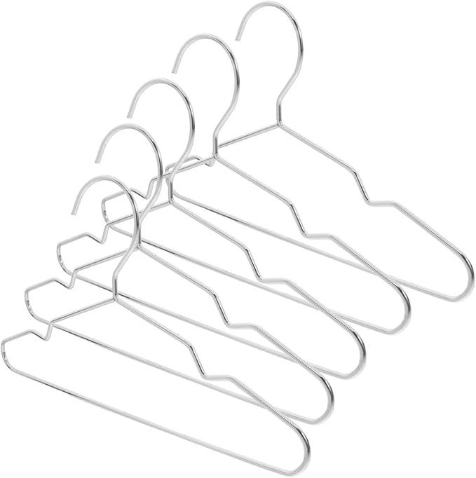 Cabilock 10pcs Pet Clothing Hangers Space-Saving Coat Racks for Dogs and Cats Elegant Finish Fits Pet Garments