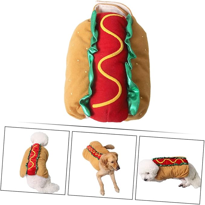 LIOOBO Folding Pet Christmas Garment for Cats Dogs Warm Holiday Costume and Photography Prop Easy Wear and Storage Soft Festival Outfit for Party and Decor