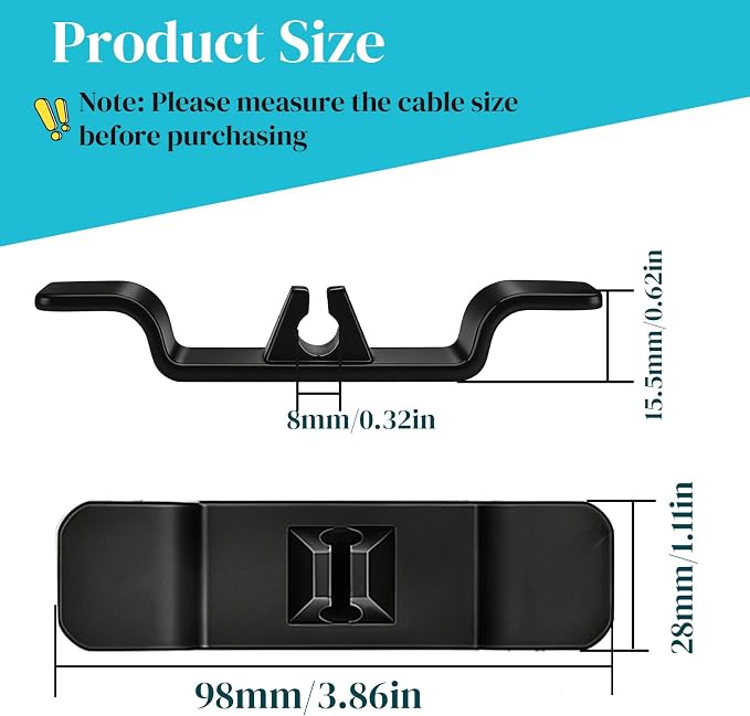 10PCS Cord Organizer for Appliances, Reusable Cord Keeper Wraps, Universal Appliance Cord Wrap Holder for Blender, Mixer, and Kitchen Accessories Storage(5 Black + 5 White)