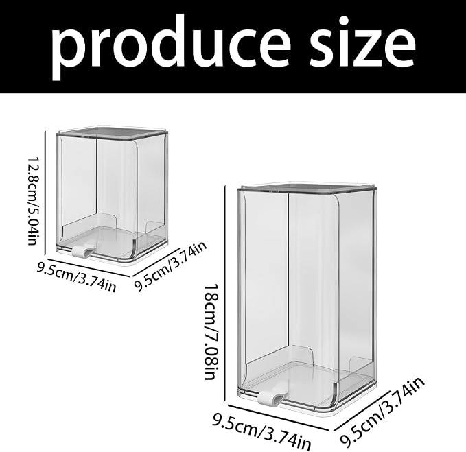 Clear Organizers Box for Collectible Toy Featuring Drawer Styles and High Strength Construction PET Toy Planner