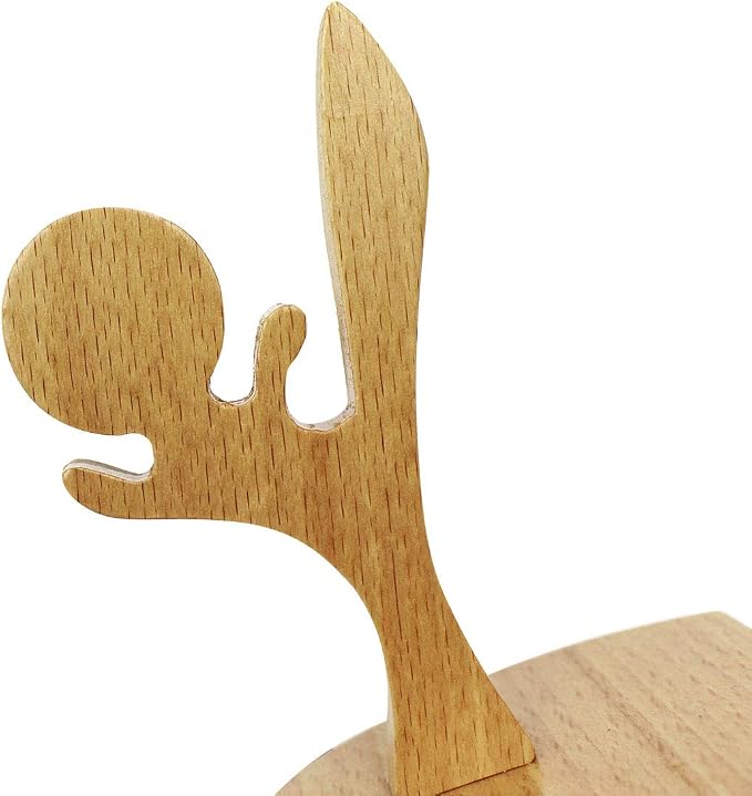 Cartoon Cell Phone Holder Stand Wooden Smartphone Desk Holder for All Mobile Phones Animal Phone Stand Desk Ornament