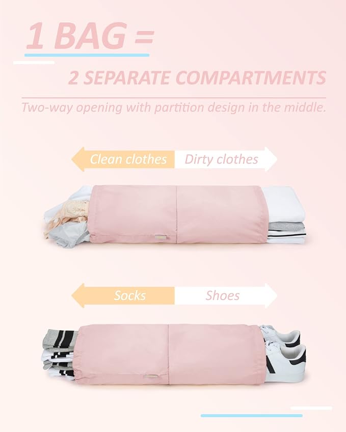 BAGSMART Compression Packing Cubes for Travel Essentials | 14 Set /6 Set /4 Set/2 Set, Lightweight, Durable