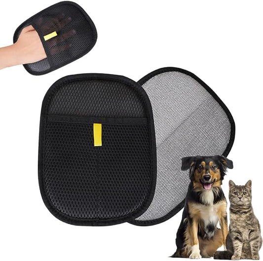 Pet Hair Removal Glove for Dogs and Cats, Reusable Grooming and Cleaning Tool for Laundry, Couch, Carpet and Furniture, Effective Dog and Cat Fur Remover for Home Supplies