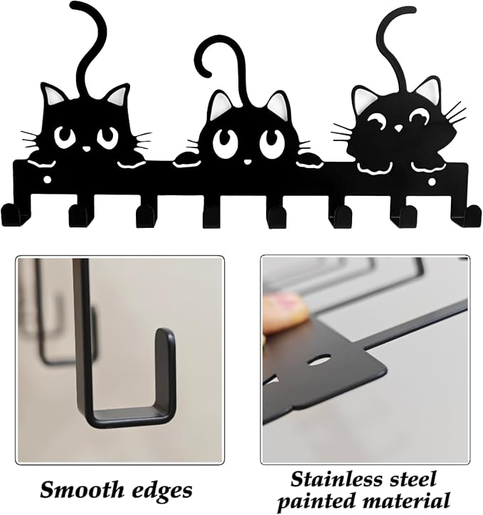 Personalized Dog-Themed Wall-Mounted Metal Key Holder, Suitable for Home Entryways, Living Rooms, Bedrooms, Kitchens, Bathrooms, Gardens and More
