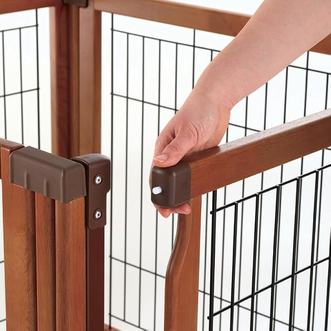 Richell 3-in-1 Convertible Elite Pet Gate, 6-Panel