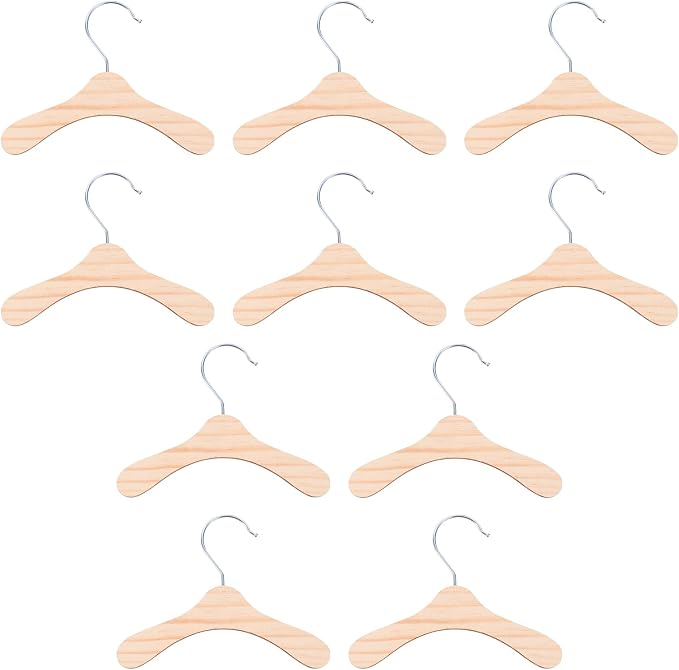 Pet Clothing Holder 10pcs Mini Clothes Hanger Dog Clothes Hanger Home Pet Costume Costume Rack
