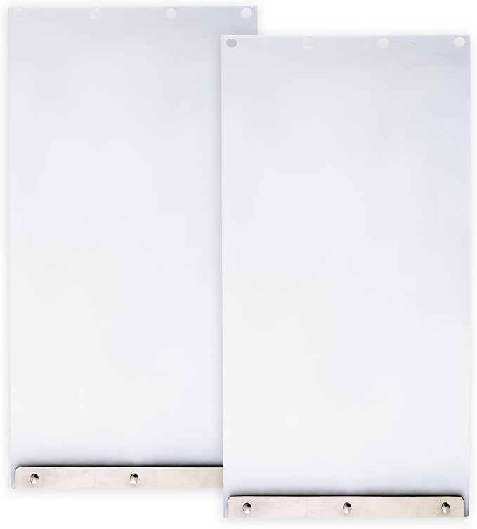 Best Pet Flap XL Replacement Dog Door Flap Compatible with Ideal Pet Products Ruff Weather - Measures 9.75" x 17" Longer Lasting, Most Energy Efficient, Less Shrinkage, BPA Free (Pack of 2)