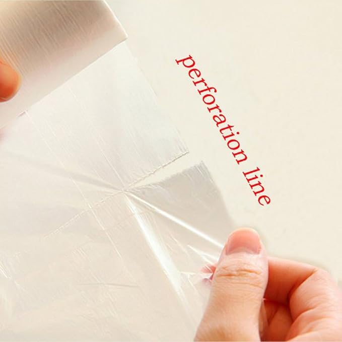 Immuson Food Storage Bags, 12 x 20 Plastic Produce Bag on a Roll Fruits, Vegetable, Bread, Food Storage Clear Bags (20 Rolls-7000 Bags)