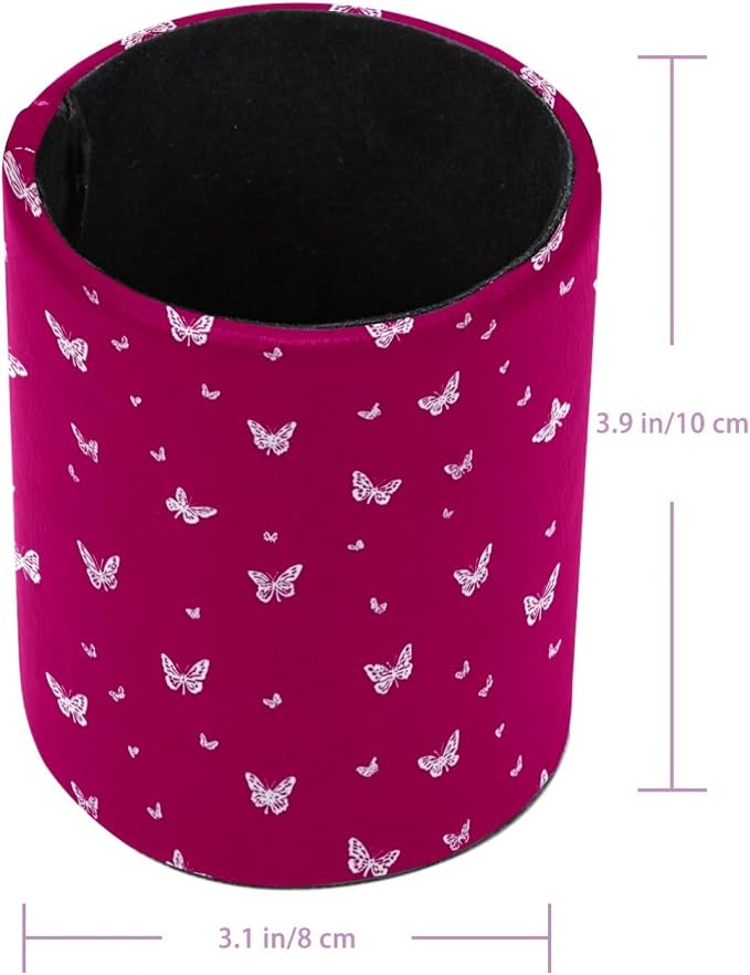 Butterfly Pen Holder, Pencil Cup Marker Brush Holder Desk Storage Case, Desktop Organizer for School Office Home Supplies