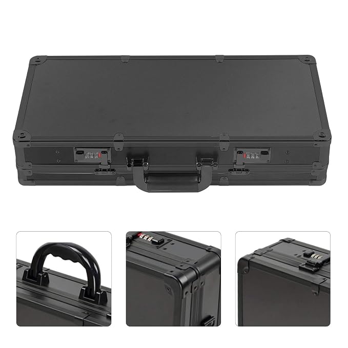 CNCEST Beauty Salon Barber Case,Hair Stylist Tool Kits Organizer,Professional Barber Travel Carry Case for Hair Scissors Tools Hair Stylist Pet Groome,Barber Carrying Case with Code Lock