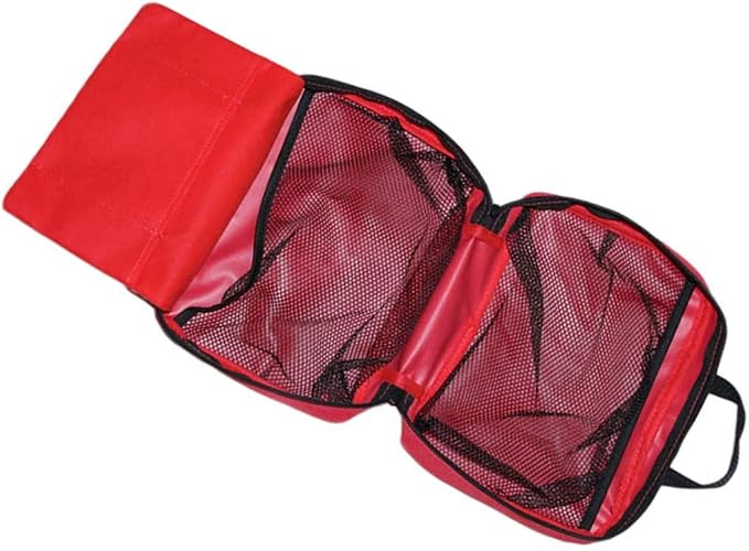 3 Pack Nylon First Aid Empty Kit,Compact and Lightweight First Aid Bag for Emergency at Home, Office, Car, Outdoors, Boat, Camping, Hiking(Bag Only)
