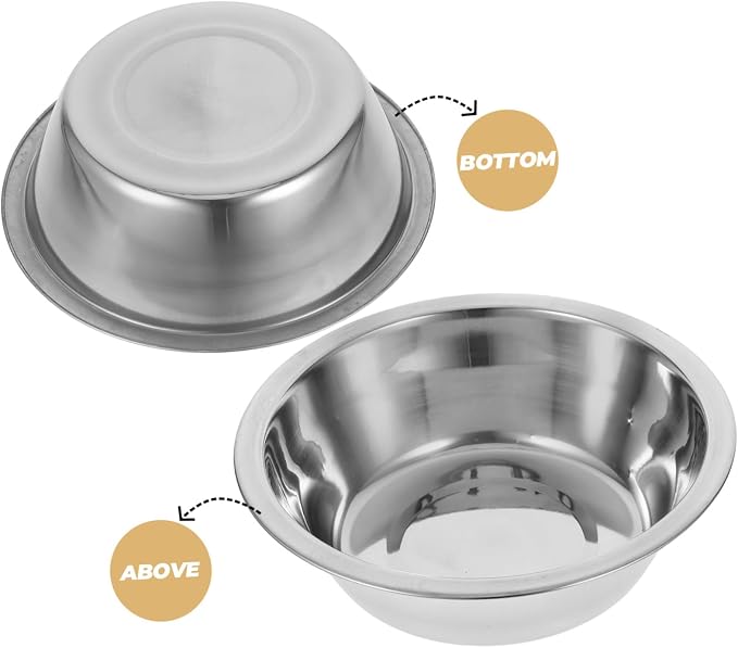 Toddmomy Elevated Wall-Mounted Dog and Cat Feeder Stainless Steel Bowls Space-Saving Design for Comfortable Mealtime Versatile Pet Feeding Station for Pets