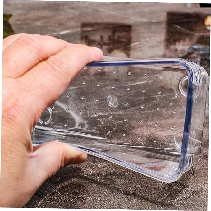 Lurrose 6pcs Multi-functional Clear Drawer Organizer Set Transparent Storage Trays for Makeup Office Supplies and Kitchen Utensils for Spaces and Easy Cleaning