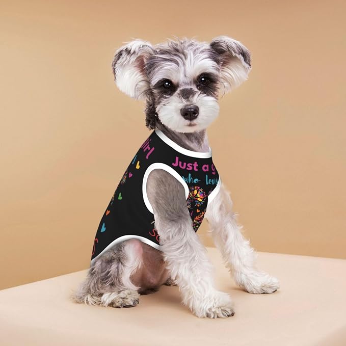 Just A Girl Who Loves Squirrels Dog Shirts Sleeveless Puppy T-Shirts