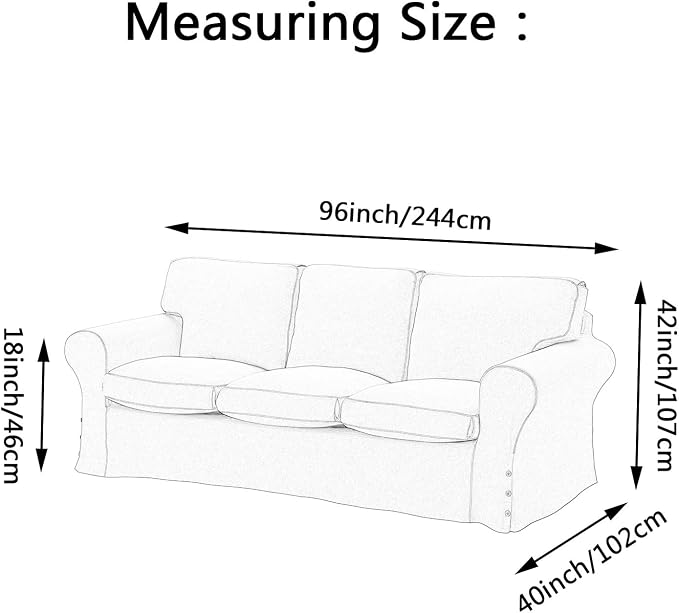 Swanna Plastic Thicker Clear Heavy-Duty Waterproof Sofa/Couch Cover - Protection Against Pets/Dog Clawing, Vinyl Sofa Slipover Furniture Protection for Storage and Moving (Sofa-1 Pack)