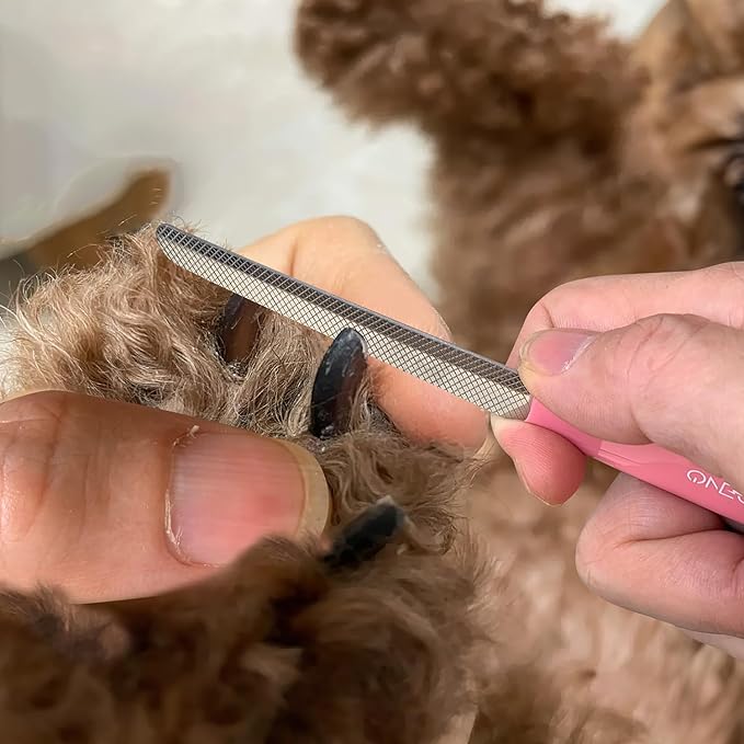 4.7" Small Dog & Cat Nail Clipper Stainless Steel Cat Claw Trimmers for Rabbits, Guinea Pigs, Birds, Puppies, Kittens and Small Animals Pet Nail Clipper for Professional and Home Use (Purple)