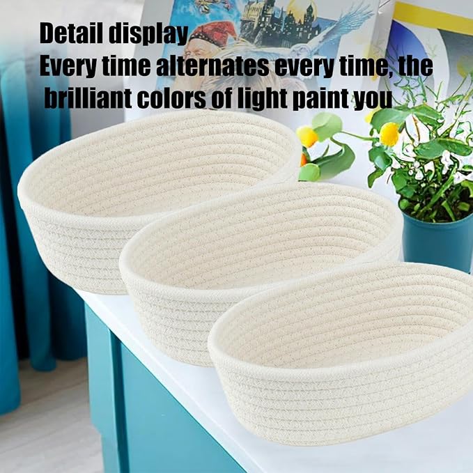 Dog Toy Basket - Handmade Storage Organizer | Dog toy basket with handmade woven design, decorative storage organizer for pet supplies, spacious capacity