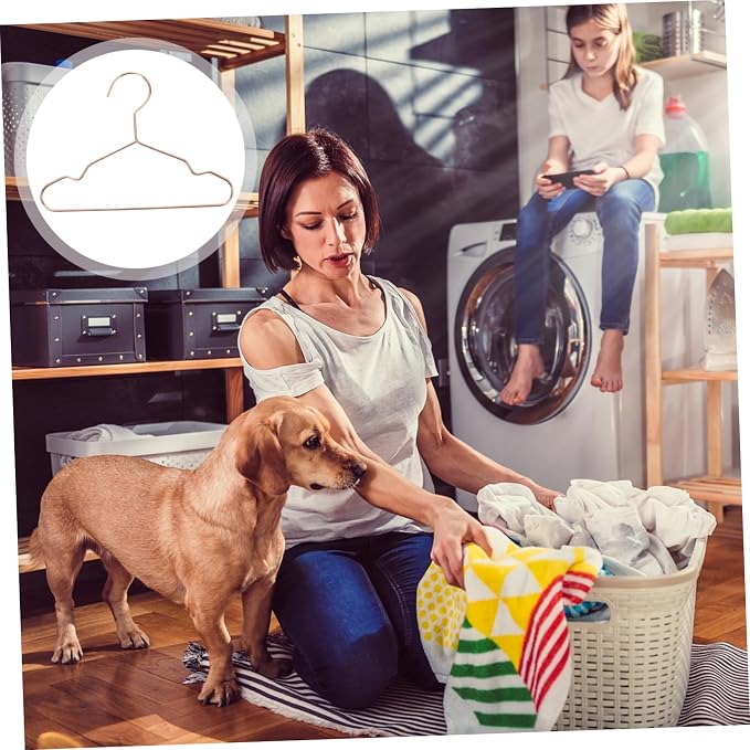 3pcs Pet Clothes Hangers Garment Storage Rack for Neat Organization Thickness for Dog and Cat Apparel