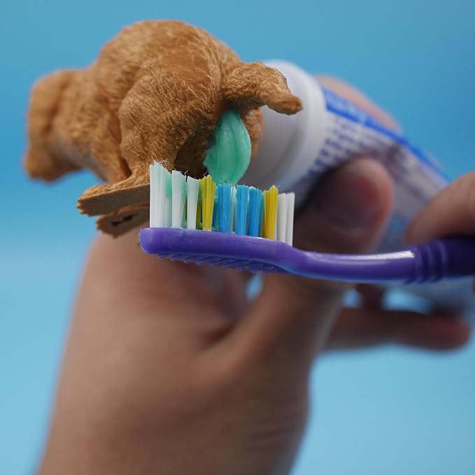 Golden Retriever Toothpaste Dispenser - Novelty Bathroom Accessory Gift for Dog Lovers