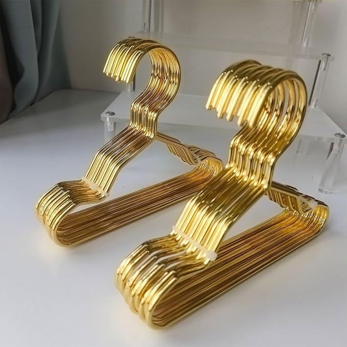 20Pcs Pets Closet Hanger Metal Mini Clothes Rack for Dog Cat Storage Organizer