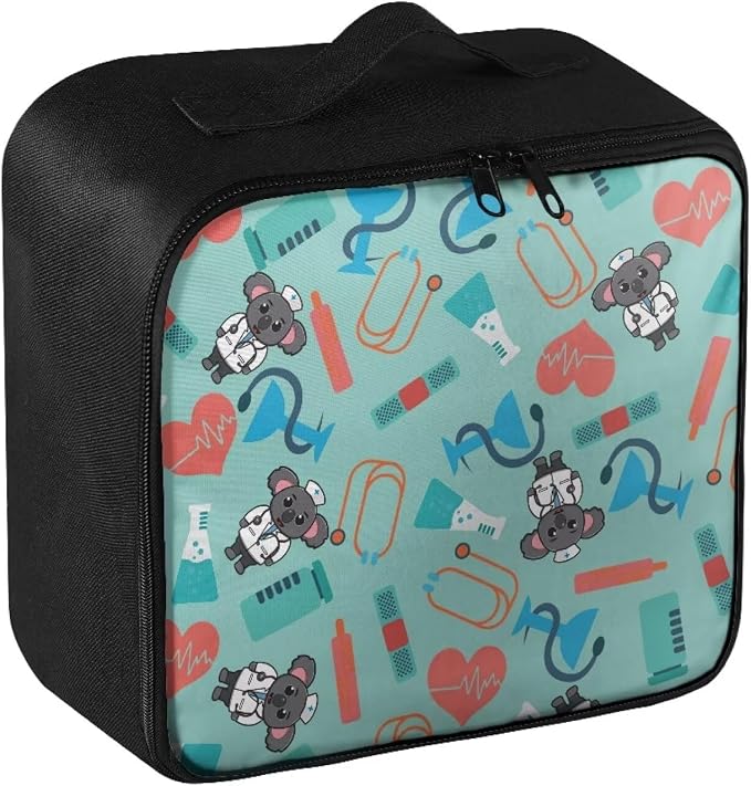 Travel Medicine Bag Koala Doctors First Aid Bag Empty Cute Medical Equipment Bag for School Travel Hiking Car Portable Medicine Organizer Travel Case Kids Empty First Aid Bag