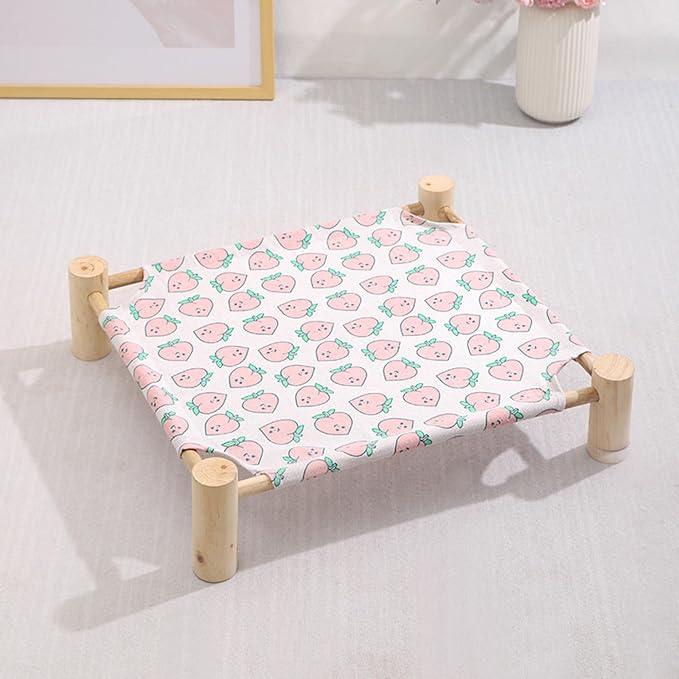 Hammock Sheet Removable, Peach | Pet Swing Bed Sheet Indoor Sleeping Nylon Sheet for Puppy Pet, Comfortable Cloth Camp for Napping
