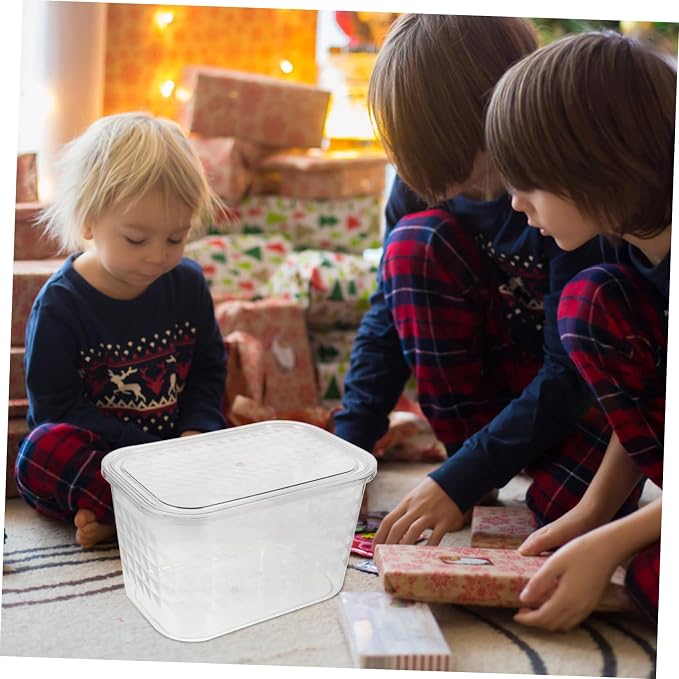 Transparent Book Organizer Storage Box for Clear Pet Book Case for Desk and Table Organization