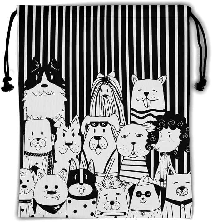 Nerxy Pet Gymnastics Grip Bag Dog Cat Drawstring Grip Bags Puppy Shoe Bag Gym Storage Pouch
