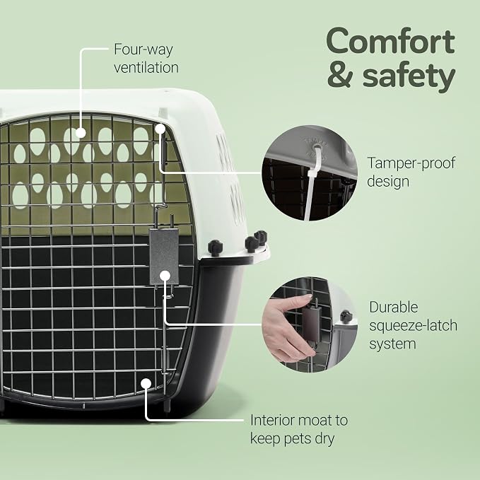 Petmate Pet Porter Fashion Dog Kennel, 24in, for Pets 15-20lbs | Made in USA