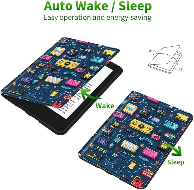 Case for Samsung Tab S10 Ultra/S9 Ultra/S8 Ultra 14.6" 2024/2023/2022 | Slim Leather Smart Cover with Multi-Angle Anti-Slip Stand [Auto Wake/Sleep] Shell for Women Men, Retro Radio