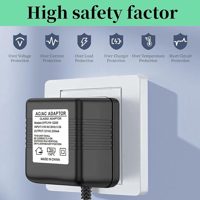 12V Power Adapter for PetSafe Drinkwell 360 Dog Cat Water Fountain Compatible with PetSafe Pump Power Supply（PAC00-13206 ）