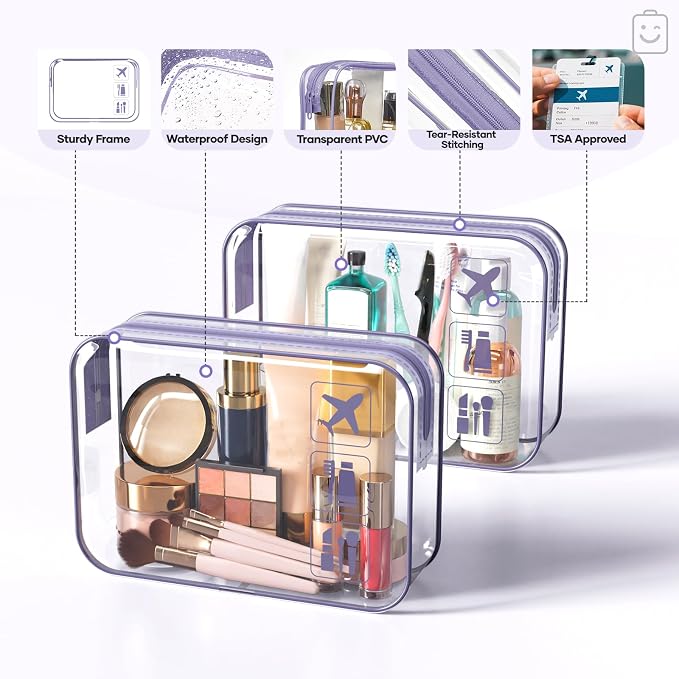 Veken 11 Set Compression Packing Cubes Garment Bags for Travel Essentials,Compressible Expandable Luggage Organizer Bags for Clothing,Space Saver Bags with Over 1000 pcs of Mesh Holes(Purple Gray)