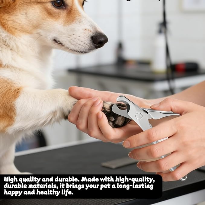 EupHHonycs Heavy Duty Dog Nail Clippers Professional Pet Nail Trimmers Heavy Duty Pet Nails Clippers Sharp Safe with Ergonomic Handle for All Large Medium Small Dogs Cats