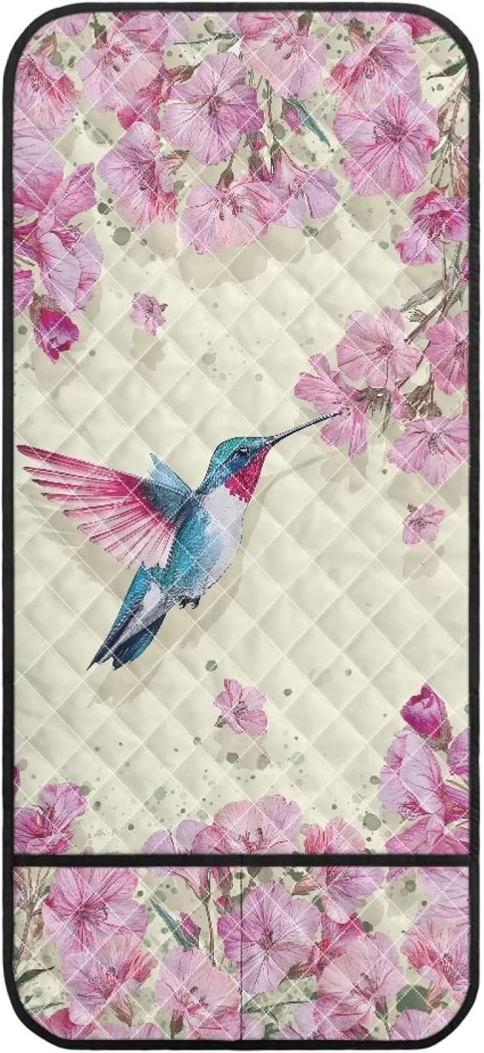 Hummingbird Print Sofa Arm Rest Covers Couch Arm Covers Stretch Armchair Cover Anti-Stain Sofa Slipcover Office Chair Armrest Protector for Armchair Furniture Protector