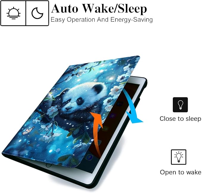 for Samsung Galaxy Tab S5e 10.5 Inch 2019 Model T720/T725/T727 Tablet Case,Auto Wake/Sleep,Adjustable Stand Protective Cover - Cute Cat Swim Ring