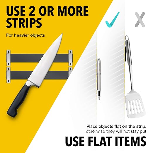 X-bet MAGNET Super Sticky Adhesive Magnetic Strips, 12x1.5 (30x3.8cm), 1 pc | Flexible Magnet Strips, Adhesive Backing, Easy to Cut & Mount, For Crafts, Labels & Light Organization