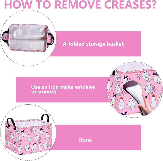 Rectangle Gift Storage Basket Home Shelf Storage Basket Organizer Box Clothes Laundry Hamper Nursery Basket Laundry Basket with Handles