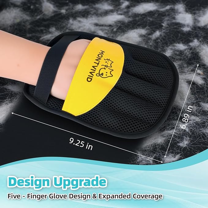 Pet Hair Removal Glove for Dogs & Cats,Resuable Five-Finger Magic Brush,2026 Newly Upgraded Electrostatic Pet Hair Remover Gloves,Pet Hair Remover Tool for Clothes, Bed,Couch, Carpet