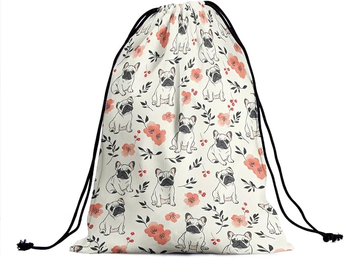 Nerxy Pet Gymnastics Grip Bag Dog Cat Drawstring Grip Bags Puppy Shoe Bag Gym Storage Pouch