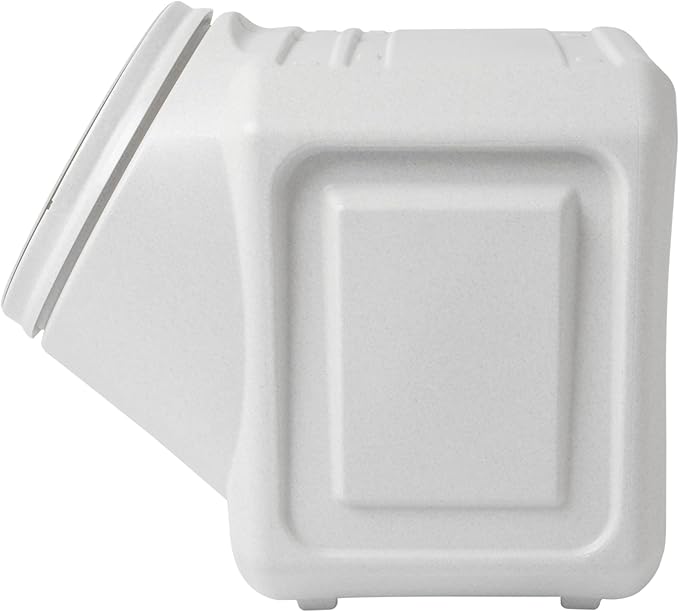 Vittles Vault Traditional Dog and Cat Food Container + Scoop, Gray, 60lbs | BPA Free Plastic, Sealed Airtight for Kibble, Bird Seed, Oatmeal and More; Includes Scoop, Made in USA